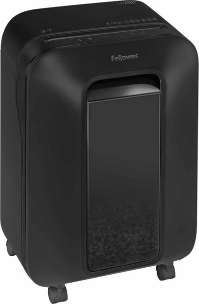 Shkatërrues letrash Fellowes Powershred LX200, prerje mini-cut, kosh 30L, i zi