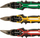 Set gërshërë llamarine Dewalt DWHT14676, 3 copa, ergonomike, shumëngjyrëshe