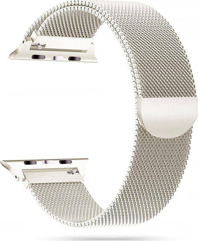 Rrip ore TECH-PROTECT MilaneseBand për Apple Watch 38 40 41 mm, çelik inoks, Starlight