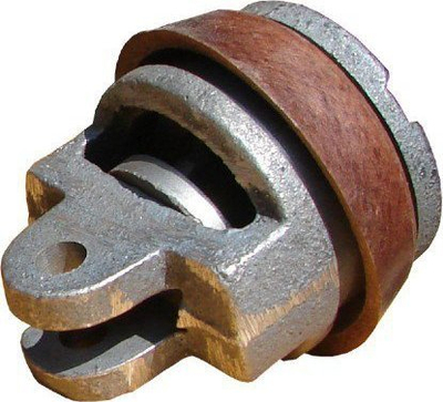 Piston për pompë dore Abisynka, 75 mm, me garniturë, i zi