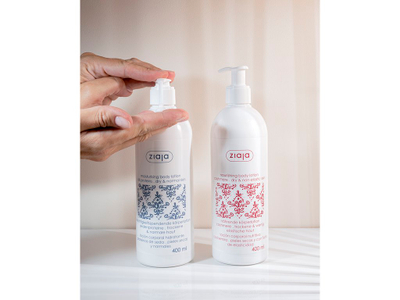Losion trupi Ziaja Silk Proteins, hidratues, 400ml, i bardhë