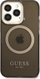 Mbulesë telefoni Guess GUHMP13XHTCMK, për iPhone 13 Pro Max 6.7", MagSafe, e zezë transparente