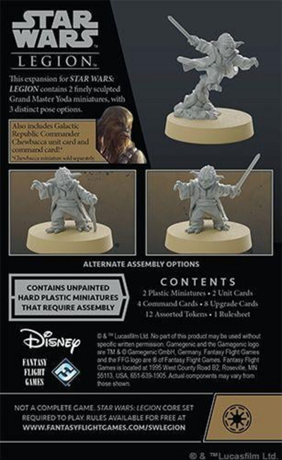 Lojë Fantasy Flight Star Wars Legion: Grand Master Yoda Commander