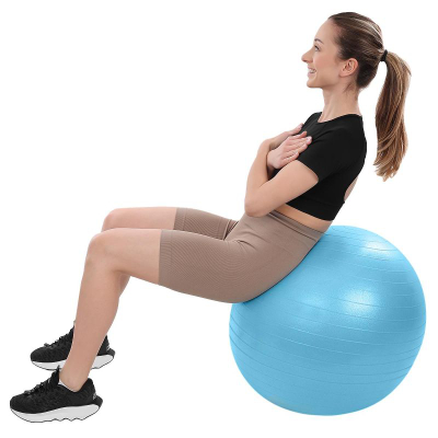 Top fitnesi XQMAX Gym Ball, 65 cm, antiburst, blu