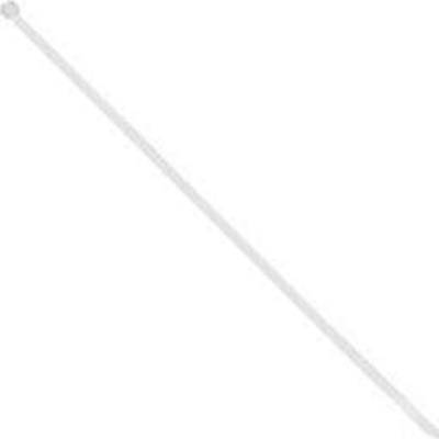 Lidhëse kabllosh pa markë, 3.6mm, 300mm, 100 copë, e bardhë