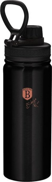 Shishe sportive Berlinger Haus Black Rose Collection, çelik inox 18/10, 0.54L, e zezë