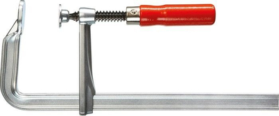 Kapëse çeliku Bessey GZ20, 200 x 100mm, me dorezë druri, gri