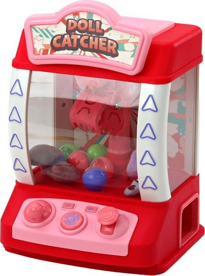 Makine kapëse lodrash Leantoys Gadget Catching Machine Automatic, automatike, rozë
