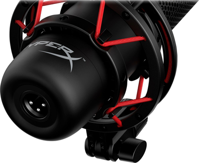Mikrofon kondensator HyperX ProCast 699Z0AA, XLR, me shock mount dhe pop filter, i zi
