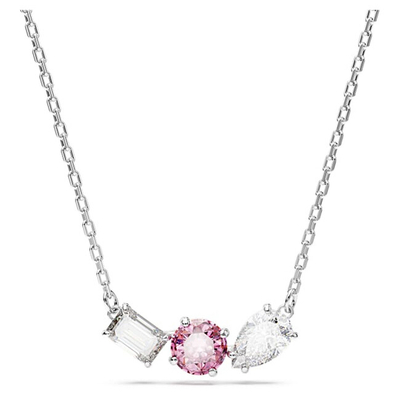 Qafore për femra Swarovski Swarovski Mesmera 5668275, 45 cm, e argjendtë/rozë