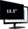 Filtër privatësie për laptopë dhe monitorë Fellowes PrivaScreen, 13.3", i zi
