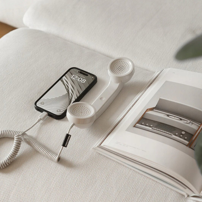 Dëgjuese telefonike Native Union Pop Phone, USB-C, ngjyrë rëre