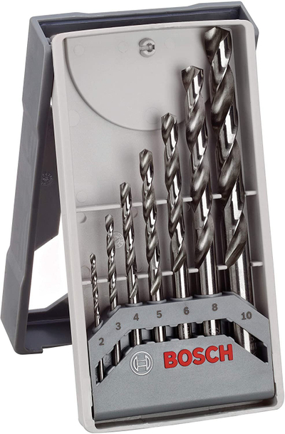 Set stërvitësesh metali Bosch Professional Mini X-Line, 7 copë, HSS-G