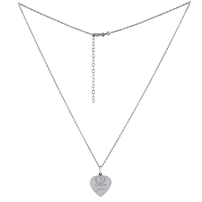 Qafore për goca Silvego "I love you" ZT131008NW, e argjendtë