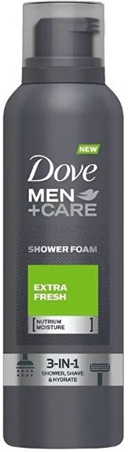 Set Dove Men + Care, Xhel për dush 250 ml & Antiperspirant 150 ml & Shkumë dushi 200 ml & Çantë kozmetike