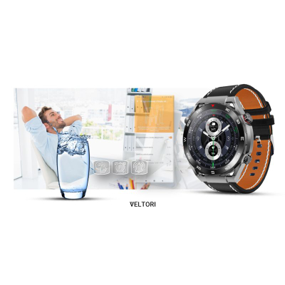 Smartwatch Veltori VT100 1, ekran 1.52", Bluetooth 5.2, i zi