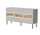 Kredencë Cama Meble INSERTO 3D FELLINI, 143.5x40x80cm, me LED, ngjyrë cashmere dru