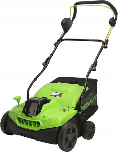 Skarifikues bari Greenworks GD40SC38, 40V Li Ion, gjerësi 38 cm, jeshil me të zi