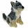 Lodër pellushi DUBI Sitting Wolf, 28cm, ujk i ulur, gri bezhë