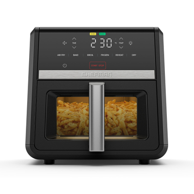 Fritezë Chefman TurboFry Touch Digital XL, 8.5L, DC Motor Window, e zezë