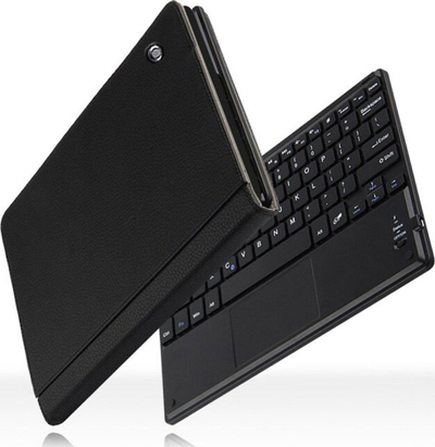 Mbulesë me tastierë Bluetooth për tablet Lenovo Tab M10 Plus X606, 10.3", me touchpad, e zezë