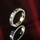 Unazë për femra Trussardi T Logo, e artë