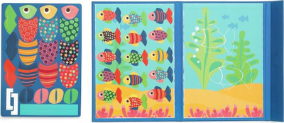 Lojë magnetike peshkimi Scratch Magnetic Game Fish, për kalamaj, shumëngjyrëshe