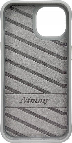 Kapak telefoni Nimmy Glasses Cool Cat, për iPhone 15 6.1", gri