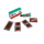 Set për ndreqje gomash biçiklete Rema TT01, 36 arnime, me solucion vulkanizimi