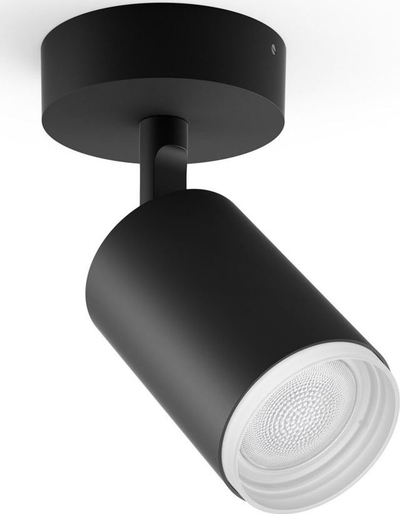 Spot muror LED Philips Hue Fugato 5063130P7, GU10 5.7W, White and Color Ambiance, i zi