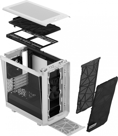 Kasë Fractal Design Meshify 2 Mini, e bardhë, Mini Tower