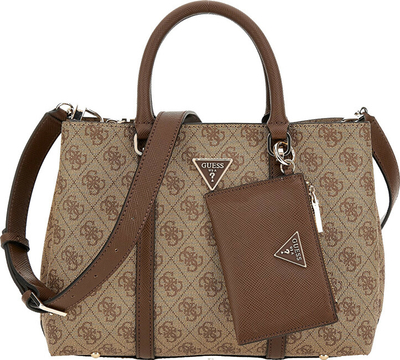 Çantë për femra Guess Brown Logo Brenton, e kaftë