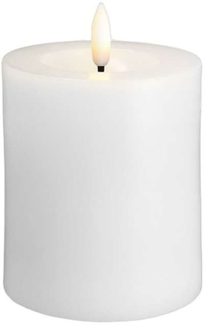 Qiri LED Moods & More Pillar, 74x100mm, me kohëmatës, i bardhë