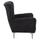 Kolltuk chesterfield PU 87×88×100 cm (HM9217.01), zezë