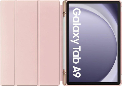 Mbështjellës tablet Tech-Protect SmartCase Pen, Galaxy Tab A9 8.7 X110 X115, rozë