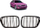 Grilë ballore BMW Seria 5 E39, Dual Line, gloss, e zezë