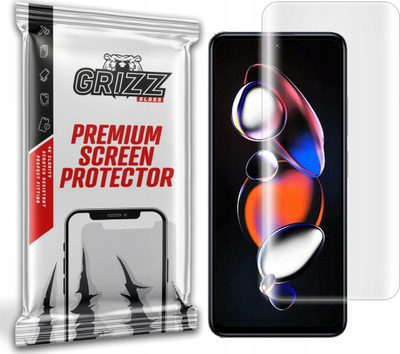 Folie mbrojtëse GrizzGlass Hydrogel Film për Xiaomi Redmi Note 12T Pro, transparente