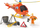 Lodër helikopter Fireman Sam Wallaby, me figurën e Tom Thomas, me drita dhe tinguj, i kuq