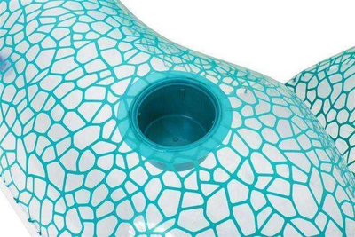 Karrige notuese Bestway Swimming Seat Armchair 43097, 102x94 cm, mban deri 90 kg, shumëngjyrëshe