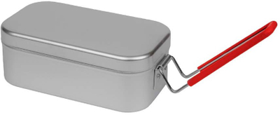 Enë kampingu Trangia Mess Tin Small 500310, alumini, dorezë e kuqe