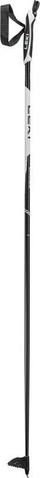 Shkopinj skijimi nordik Leki Cross Soft, 140 cm, alumini, zi me të bardhë