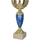 Kupë trofe metalike T-M 9058G, 18cm, bazë mermeri, ari me blu