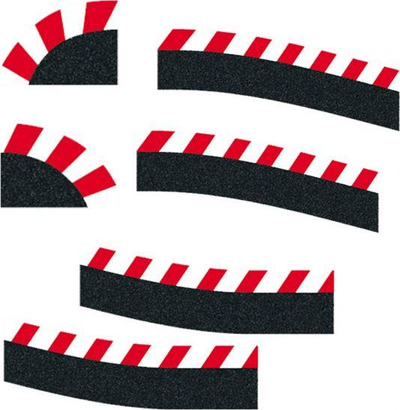Set korniza kthese Carrera, 6 copë, të zeza