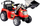 Traktor lodër me bateri Lean Sport ZP1005, elektrik, i kuq