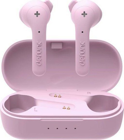 Kufje wireless Defunc True Basic, Bluetooth 5.0, me kuti karikimi, rozë