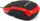 Mouse optik Omega OM-072, 800 DPI, USB, i zi me të kuqe