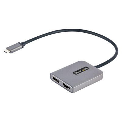 Adapter USB C në HDMI StarTech MST14CD122HD, 4K, gri e zezë