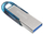 USB SanDisk Ultra Flair - 64GB, e kaltër/hirtë