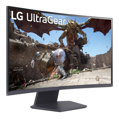 Monitor gaming LG UltraGear 32GS60QC-B, 31.5", 2560 x 1440, i zi