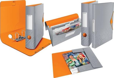 Dosje me unaza LEITZ Urban Chic, A4, shpinë 8.2 cm, gri